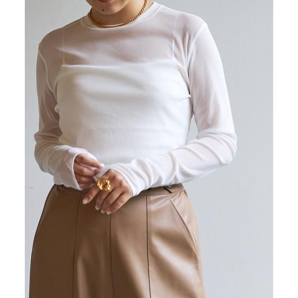 tシャツ 「La nature linge」シアーチュールプルオーバー レディース