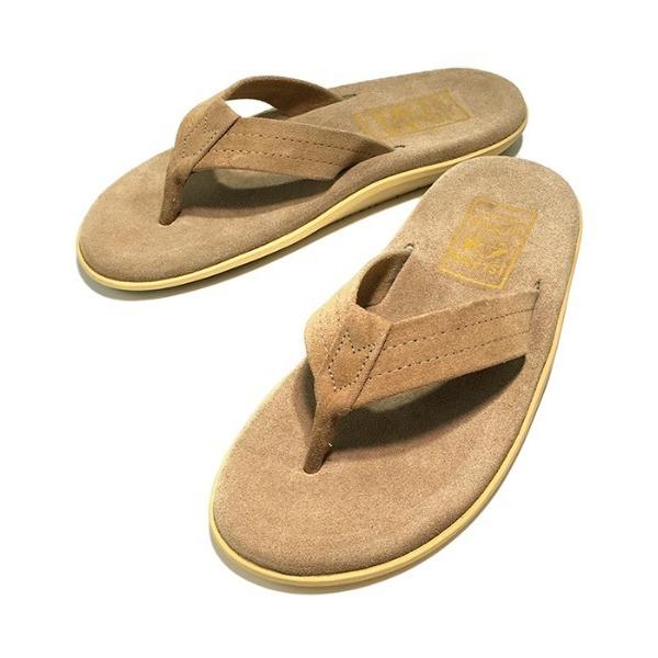 アイランドスリッパ サンダル アイランドスリッパ/PT203 SUEDE TAUPE/レザーサンダル...