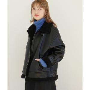 コート ムートンコート Ray BEAMS / フェイク ムートン ボマー