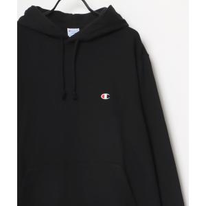 Champion（チャンピオン） パーカー コットンUSA 裏起毛 ロゴワッペン