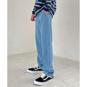 ジーンズ 「BEL」リラックス ストレート ワイド デニムパンツ メンズ