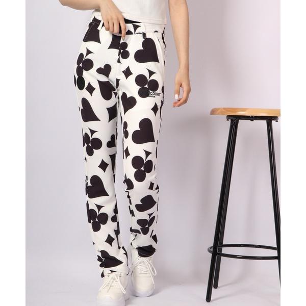 パンツ GENERATION LINE トランプ柄ロングパンツ　ゴルフ メンズ レディース