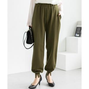 裾スリットジョガーパンツ