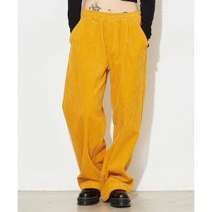 パンツ CORDUROY WIDE EASY PANTS レディース