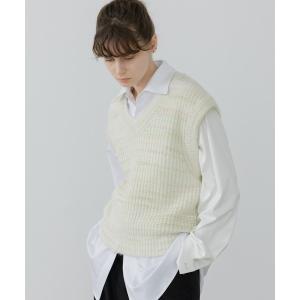 極美品✨7万 フォクシー カシミヤブレンド ノースリーブニット Souffle