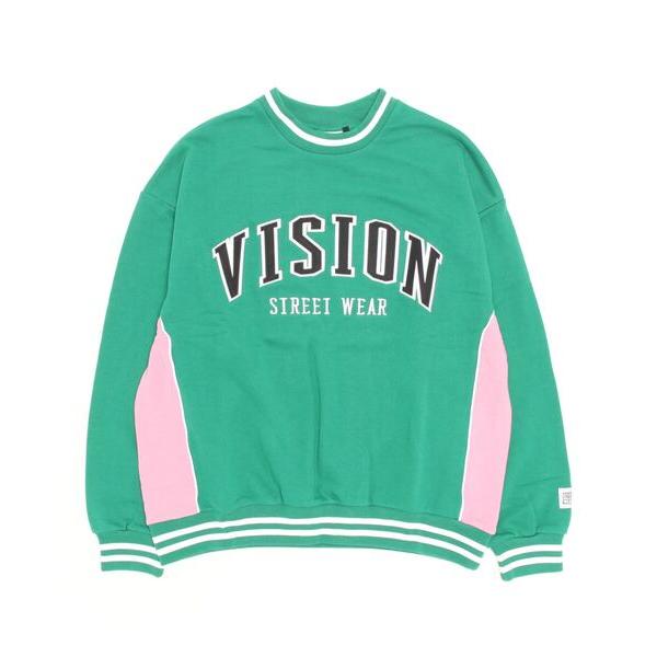 トレーナー スウェット VISION STREET WEAR/ヴィジョンストリートウエア リブライン...