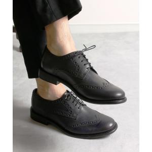 シューズ ドレスシューズ メンズ MADULI マドゥリ / WINGTIP LEATHER MEDALLION SHOES 手染めウィングチップレザ