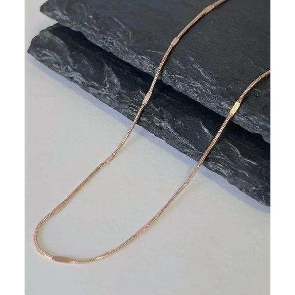 ネックレス スネークチェーンデザインネックレス レディース