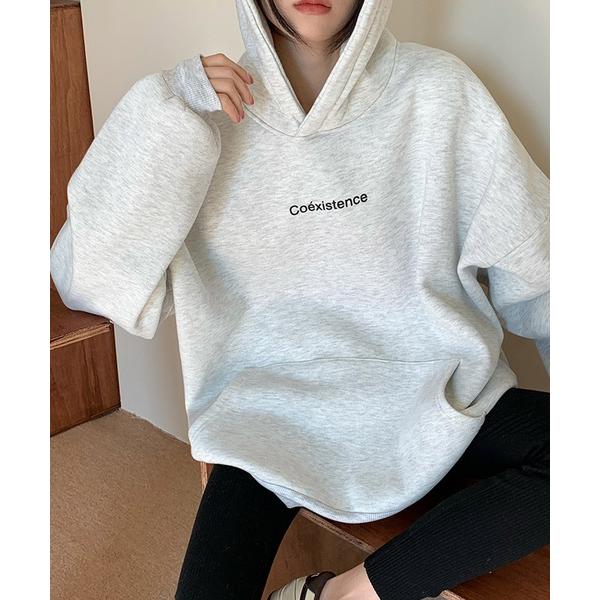 パーカー ビッグフードプルパーカー レディース メンズ