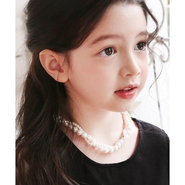 ネックレス エリアン パール2連 ネックレス キッズ 子供 女の子