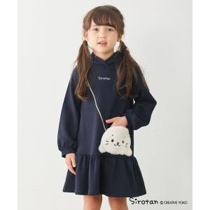 ワンピース キッズ 「しろたん×anyFAM」しろたんポシェットフードワンピース｜zozo