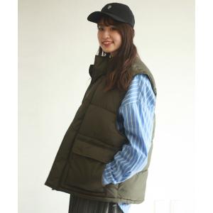 ベスト ジレ ポリエステル 配色ステッチZIPベスト レディース メンズ