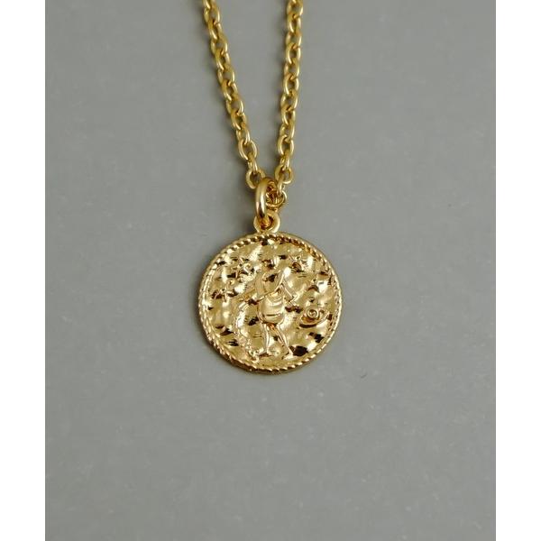 ネックレス 金属アレルギー対応「ieLS」12星座　コインネックレス　ゴールド メンズ レディース