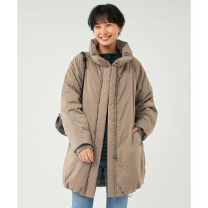 ダウン ダウンジャケット スタンド ミドル グリーン ダウン -撥水-