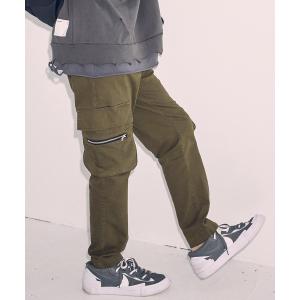 パンツ カーゴパンツ メンズ ADAMPATEK / zip cargo tapered pants/ジップカーゴテーパードパンツ｜zozo