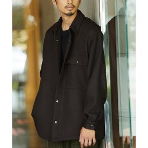 シャツ ブラウス FREAK'S STORE/フリークスストア ウーリーシャツコーチJKT/ポリエステルウール/コーチジャケット