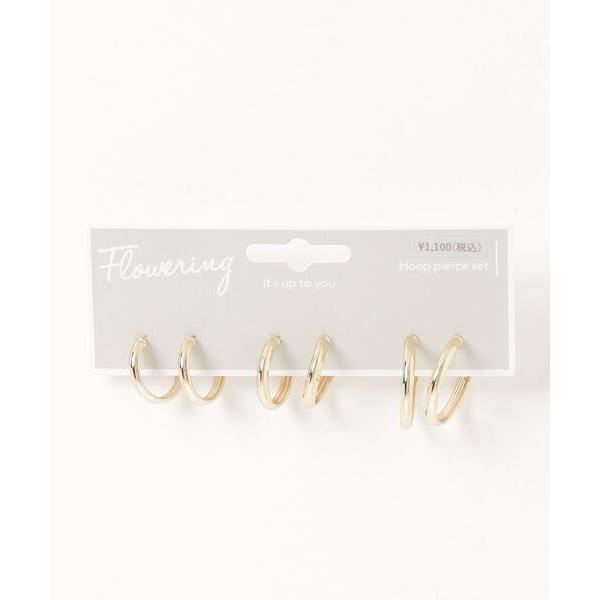 ピアス メタルフープ/セットピアス レディース
