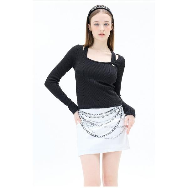 スカート A'GEM/9 × .kom 「LUV IS TRUE/ラブ イズ トゥルー」CHAIN ...