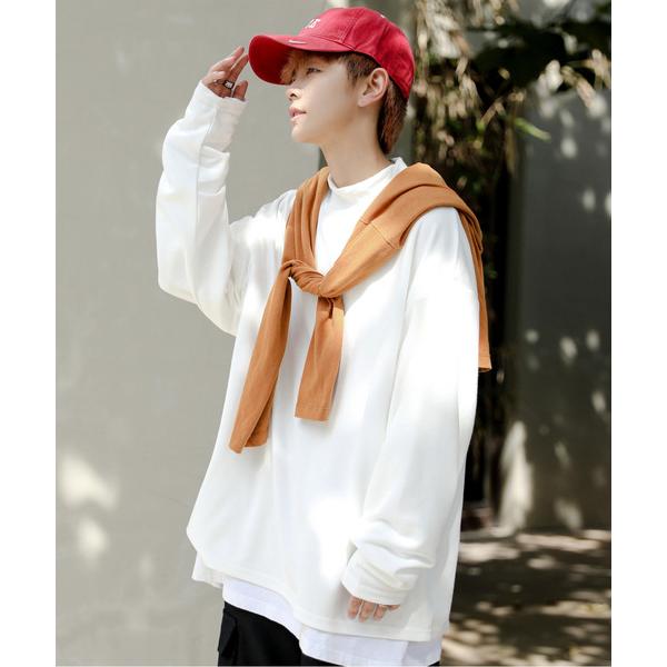 tシャツ 「neos -addictive design-」ルーズシルエット モックネック ポンチ ...