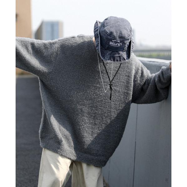 セーター ニット 「neos -addictive design-」ビッグシルエット フェザーヤーン...