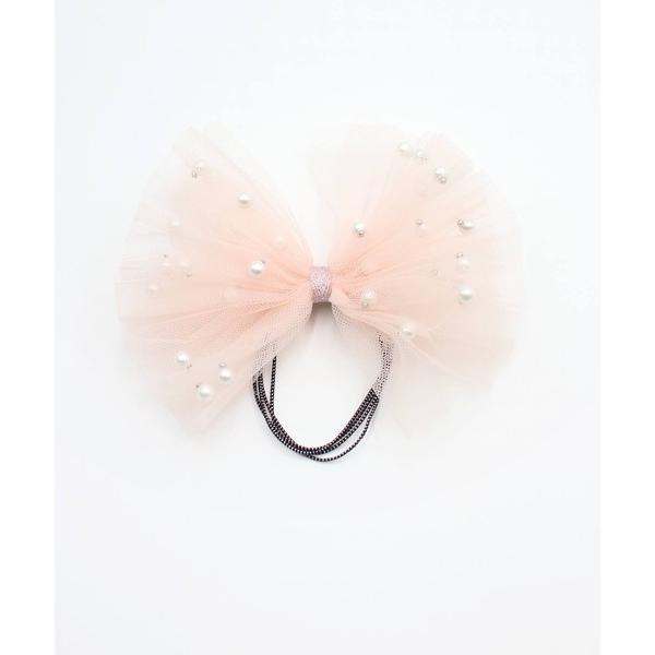 ヘアゴム 入学式 入園式 「日本製」シャシャ リボン ヘアゴム (2color)