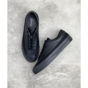 スニーカー Asahi スムース レザー スニーカー (ASAHI 036/ブラック) メンズ レディース
