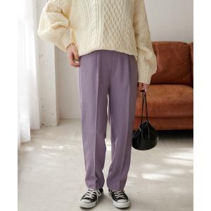 パンツ テックウールストレッチテーパードパンツ