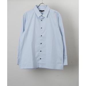 シャツ ブラウス メンズ 日本製ゆったりシルエットブロード長袖シャツ(GW)