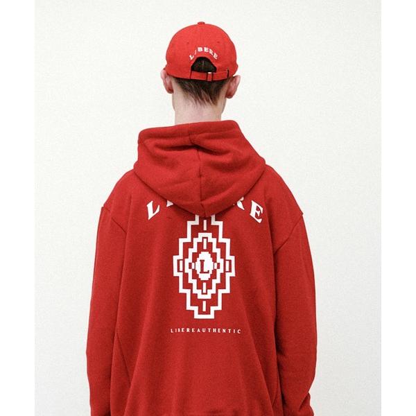 パーカー LIBERE リベーレ / CHIMAYO HOODIE チマヨバックプリントビッグシルエ...