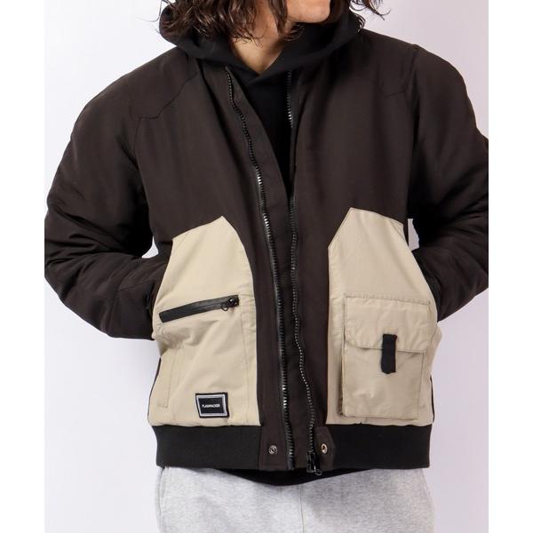ブルゾン アウター FLASH PACKER マルチポケットボンバージャケット メンズ レディース