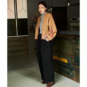 ジャケット MA-1 フェイクスウェード ライトMA-1(中綿なし)