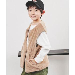 ベスト  「coen キッズ/ジュニア」「洗える」ハイパイルフリースベスト キッズ 子供服 男の子 女の子