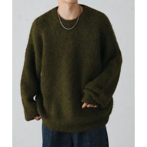 ニット モヘアライクメランジニット