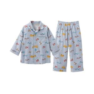 ルームウェア パジャマ 前開きネルパジャマ（パンダ） キッズ