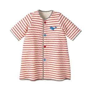 ガウン兼用スリーパー（ボーダー）