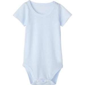 ベビー服 さらさらキープ半袖ボディTシャツ（メッシュ）