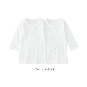 キッズ tシャツ Tシャツ レース８分袖Ｔシャツ２枚組｜zozo
