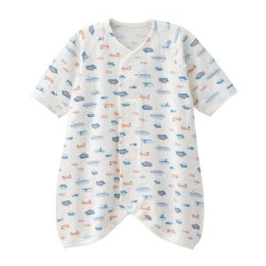 ベビー服 あったかワンタッチコンビ肌着（船）