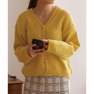 TORRAZZO DONNA トラッツォドンナ　オレンジ　カーディガン Torrazzo Donna（トラッゾドンナ） ニットカーディガン - オレンジ