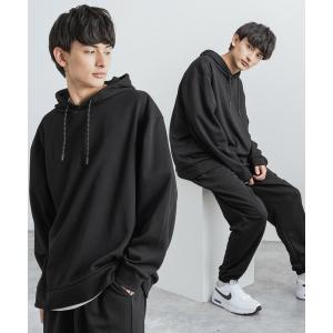 パジャマ セットアップ 2点セット オーバーサイズ プルオーバースウェットパーカー＆イージーパンツ メンズ レディース