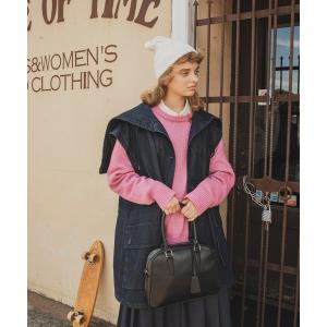 ニット 【forksy.】クルーネックオーバーサイズプルオーバーニット