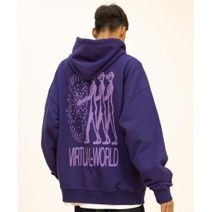 メンズ パーカー A'GEM/9 × .kom「MASSNOUN/マスノウン」PORTAL OVERSIZED HOODIE/ポータルオーバーサイズフ｜zozo