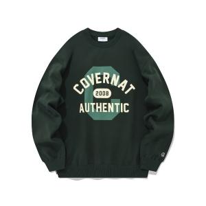 トレーナー スウェット 「COVERNAT」C LOGO ARCH LOGO MIXED SWEATSHIRTS / カバーナット C LOGO アーチ ロゴ ミックス スウェットシャツ メンズ レディース