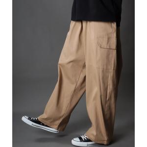 パンツ カーゴパンツ メンズ Heavy Twill Wide cargo Pants/ヘビーツイル タック ワイドカーゴ パンツ