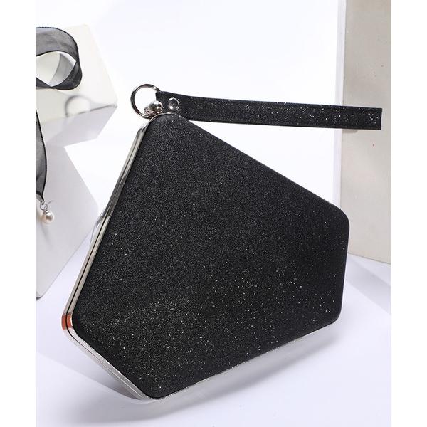 クラッチバッグ パーティーバッグ パーティーバッグ　結婚式BAG ラメがま口クラッチバッグ レディー...