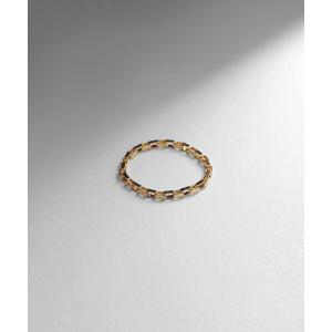 Phoebe（フィービー） 指輪 リング 「K10」プレートビジューチェーン