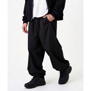 ワイドパンツ パンツ 「United Athle」cotton like nylon training pants / コットンライク ナイロントレーニングパンツ 撥水 アウトドア (7219-01)7219