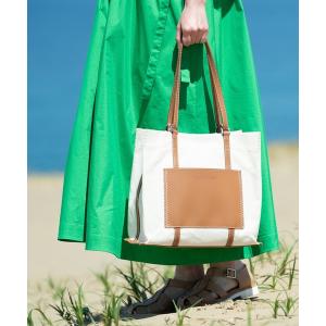 トートバッグ w handle canvas tote レディース