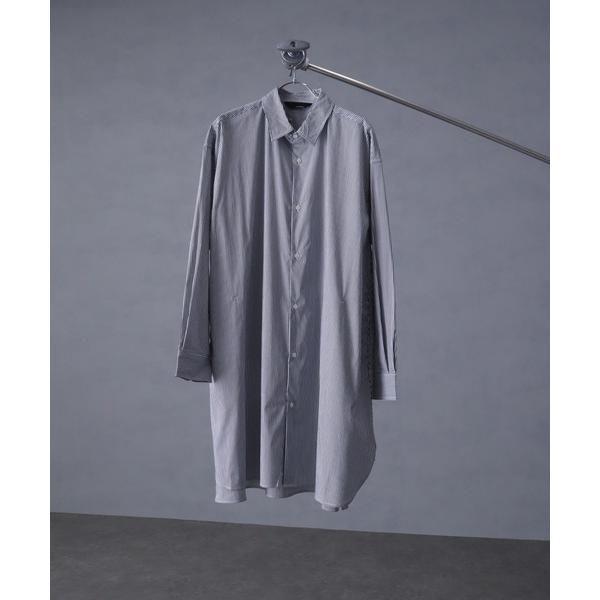 シャツ COTTONBROAD SUPER LONG SHIRTS/コットンブロード ルーズ スーパ...
