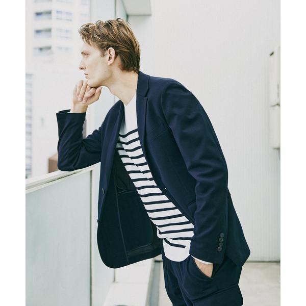 ジャケット テーラードジャケット 「セットアップ対応」リバーポンチジャージージャケット メンズ
